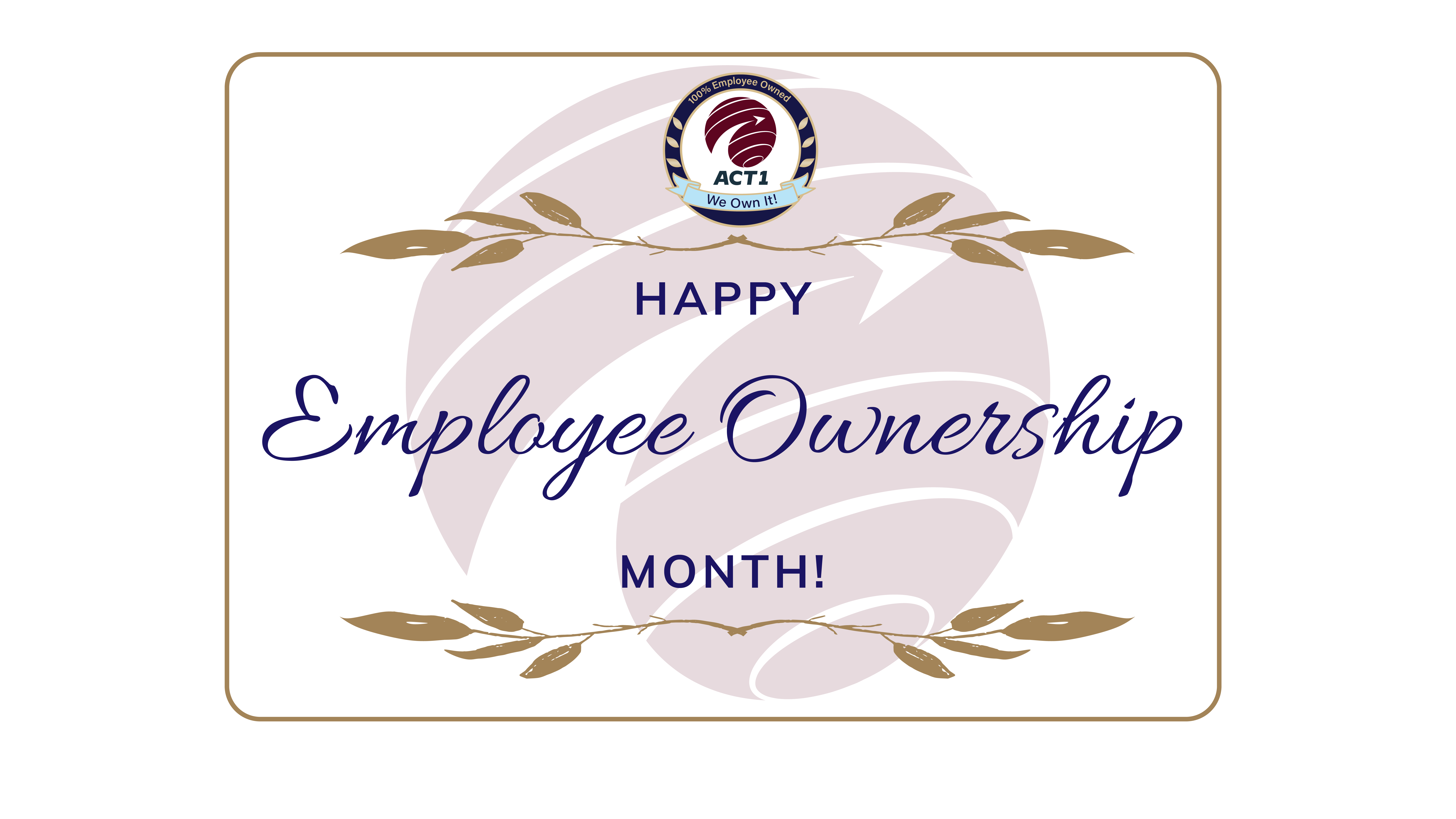 Happy Employee Ownership Month